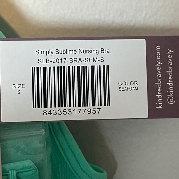 Kindred Bravely Simply Sublime Nursing Bra in Seafoam Size S - Picture 5 of 6